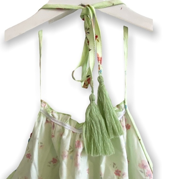 ZARA Dress, Floral Print Halter Midi Dress  Size XS,  NWT - Picture 7 of 14